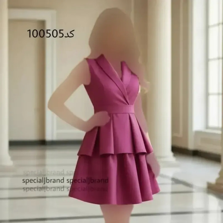 کت مجلسی عروسکی سیتا جنس تافته با آستر و کمربند