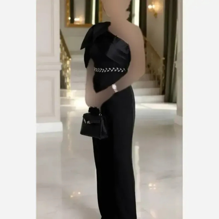 اورال مجلسی زنانه مدل دلسو قواصی و ساتن سنگ دوزی شده